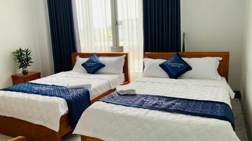 Cama o camas de una habitación en Khách sạn ĐẢO LÝ SƠN- AN DUYÊN
