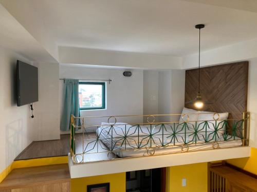 TV a/nebo společenská místnost v ubytování B475house