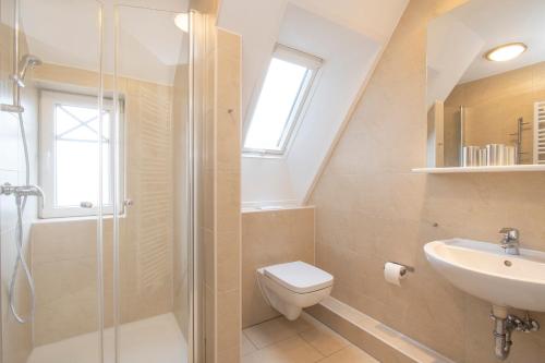 Koupelna v ubytování Uhlenkamp Appartement -7- im UHLENKAMP