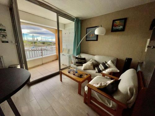 Studio Cabine avec Ascenseur, Vue Port, Parking Privé