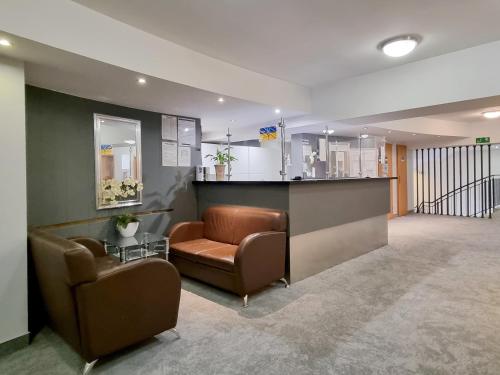 Posezení v ubytování Hotel Orbita
