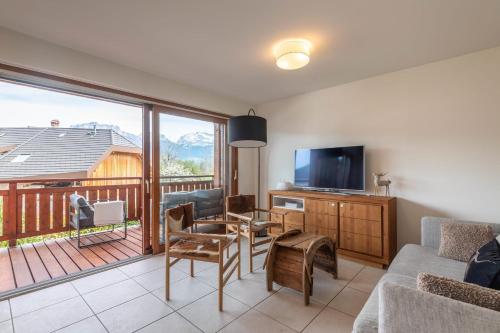 Apartment with magnificent views of the village and mountains - Sevrier