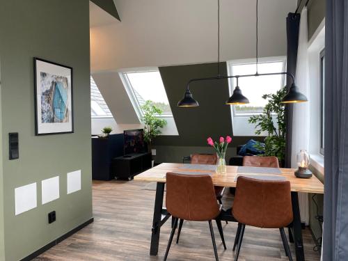 Χώρος καθιστικού στο Magnolia House Sollentuna