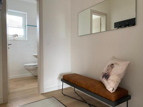 Koupelna v ubytování Ferienwohnung Bergsee