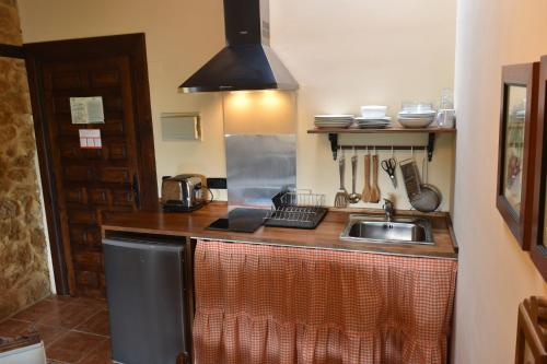 Dapur atau dapur kecil di Posada Andariveles
