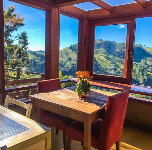 Paisaje cerca de esta posada u hostería