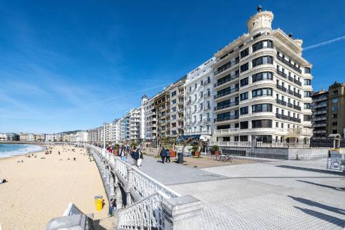 Fotografia z galérie ubytovania Belle Epoque on the Seafront v destinácii San Sebastián
