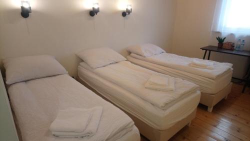 Ein Bett oder Betten in einem Zimmer der Unterkunft Na Wyraju