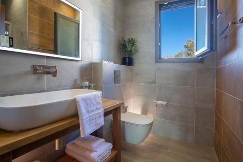 Koupelna v ubytování Daya Luxury Villas Lefkada