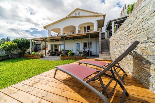 Zahrada ubytování Villa Sainterne