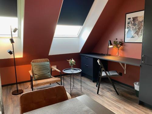 Χώρος καθιστικού στο Magnolia House Sollentuna