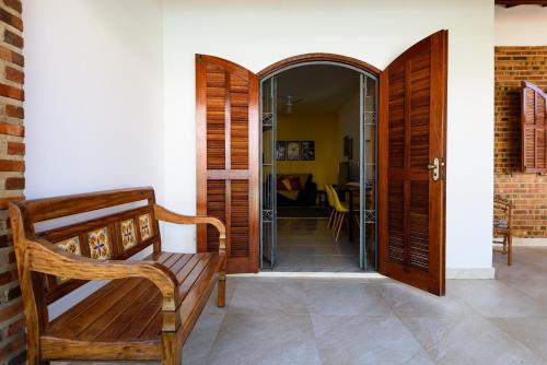 Ruang duduk di Village Itaúna Inn - Casas de Temporada para Famílias