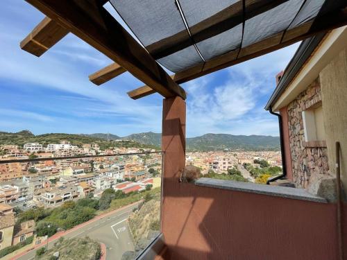 a view from a window of a city at bella vista Villasimius in Villasimius