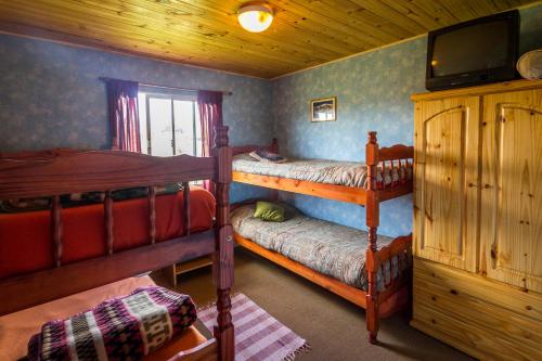 Postel nebo postele na pokoji v ubytování Piuke Mapu Patagonia Hostel
