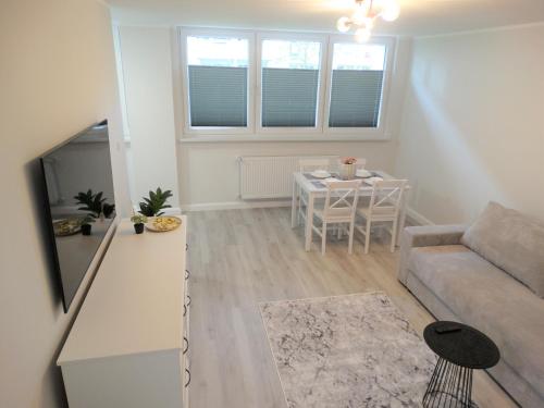 Η κουζίνα ή μικρή κουζίνα στο Apartament centrum Świnoujście 1