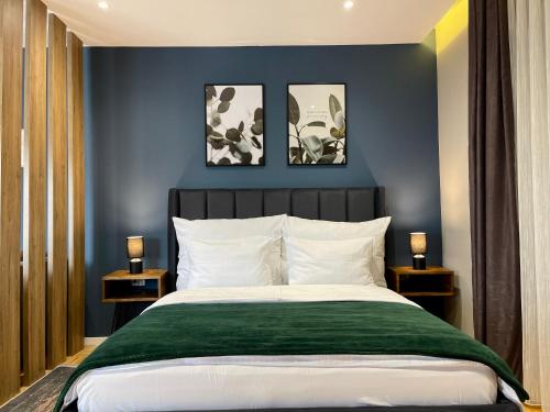 Postel nebo postele na pokoji v ubytování Premium Apartments