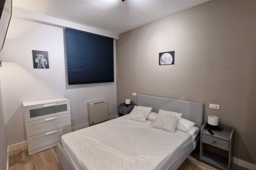 Postel nebo postele na pokoji v ubytování Loft en Madrid junto al metro.