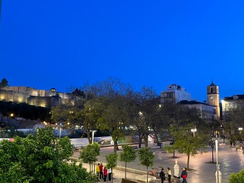 Výhľad na mesto Malaga alebo výhľad na mesto priamo z apartmánu