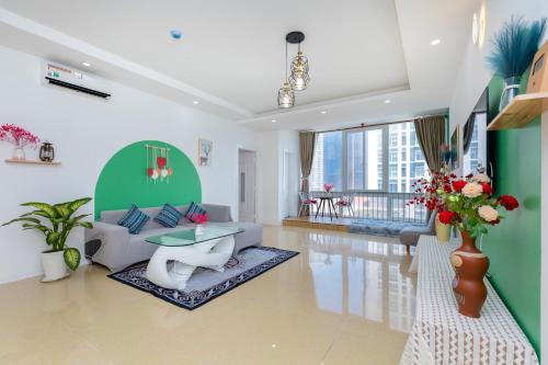 Posezení v ubytování Nice Apartment Vũng Tàu OASKY