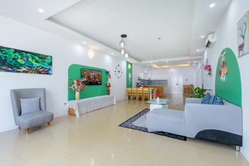Posezení v ubytování Nice Apartment Vũng Tàu OASKY