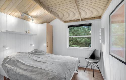 Katil atau katil-katil dalam bilik di Holiday Home Blåbærstien Fjerritslev Ii