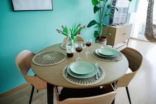 Fotografie z fotogalerie ubytování Boho-Chic-Wohnung Neusiedl v destinaci Neusiedl am See