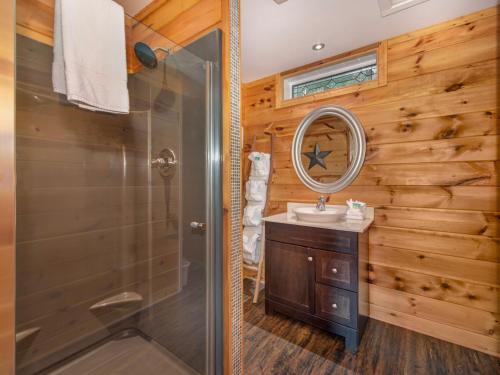 Koupelna v ubytování Birdsong