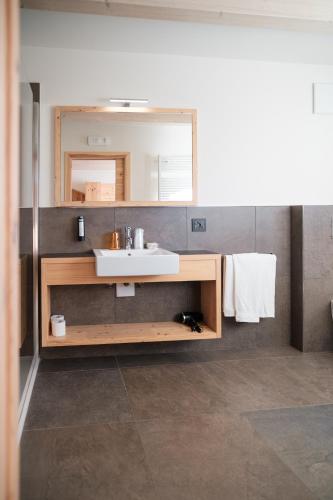Koupelna v ubytování Hotel Piccola Baita