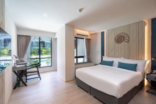 Katil atau katil-katil dalam bilik di Best Western Plus Carapace Hotel Hua Hin