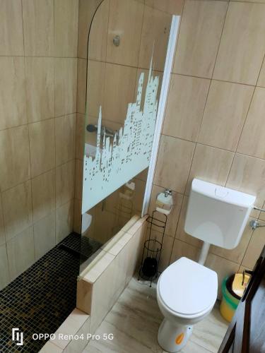 Koupelna v ubytování Casa Aurelia