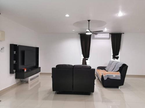Χώρος καθιστικού στο Emerald Villa Homestay Dungun