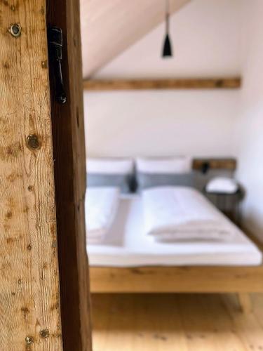 Ένα ή περισσότερα κρεβάτια σε δωμάτιο στο Mächlerhof
