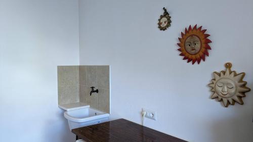 Koupelna v ubytování Grazioso e confortevole attico, costa sud-ovest