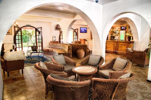Χώρος καθιστικού στο Hotel Gramado Palace