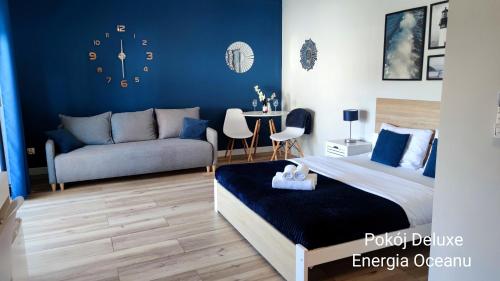 Ένα ή περισσότερα κρεβάτια σε δωμάτιο στο BALTICUS Mrzeżyno