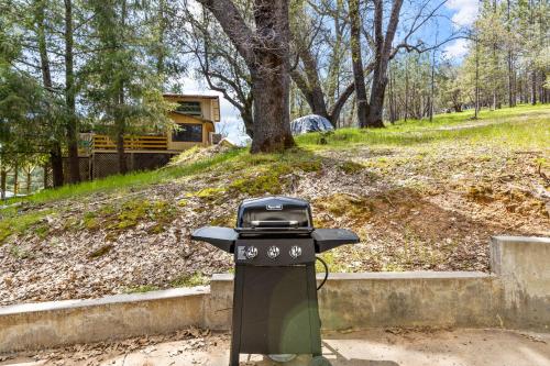 a generator sitting on the ground in a park at Big Creek Hideaway in Groveland