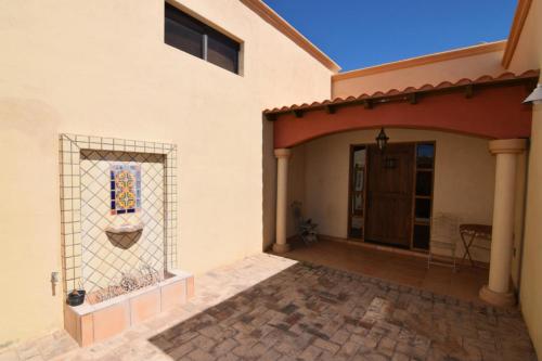 a entry to a house with a gate at El Dorado Ranch San Felipe Rental Home W/ In Home WiFi in Playa Unión