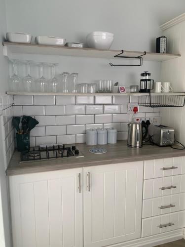 Dapur atau dapur kecil di Bokkabanas Self-Catering