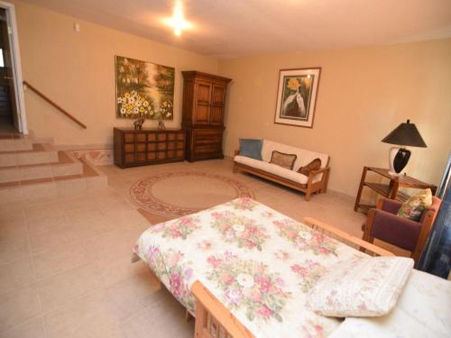 Ένα ή περισσότερα κρεβάτια σε δωμάτιο στο Las Playitas San Felipe Rental - Casa Vista del Mar