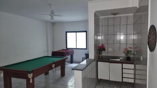 Mesa de billar en Apartamento Praia Grande