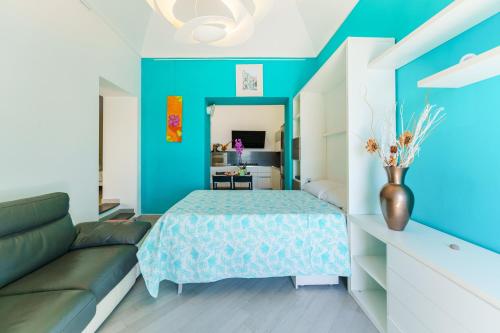 Un pat sau paturi într-o cameră la Casa Raiffone