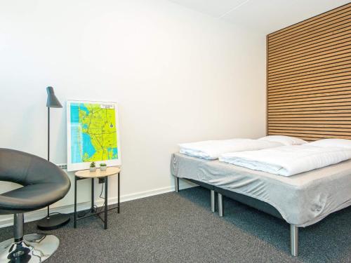 Postel nebo postele na pokoji v ubytování Holiday home Ringkøbing XI