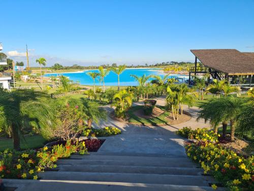 a view of the beach from the resort at BEACH HOUSE Mar Adentro, lugar paradisiaco in Santa Cruz de la Sierra