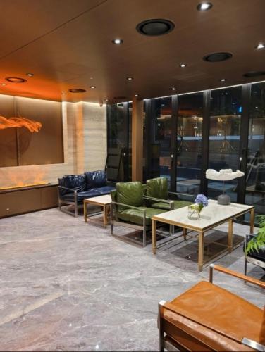 Χώρος καθιστικού στο L&L City Hotel
