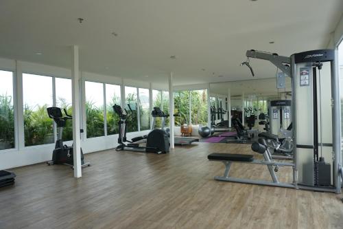 Fitness centrum a/nebo fitness zařízení v ubytování Kanvaz Village Resort Seminyak