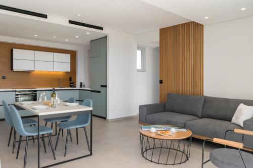 Dapur atau dapur kecil di Ostrakon Suites