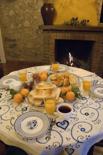 Mad på landstedet eller i nærheden