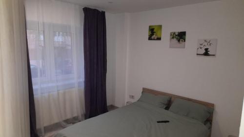 Postel nebo postele na pokoji v ubytování Delia Apartament