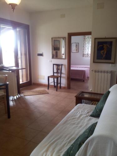 Cama o camas de una habitación en Podere Conte Ràcani