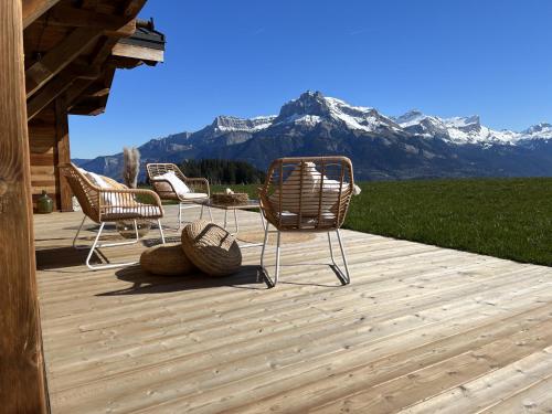 Fotografia z galérie ubytovania Chalet Vue Mont-Blanc imprenable v destinácii Combloux